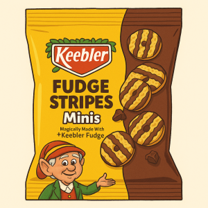 MHD: 30.04.2025 Keebler Fudge Stripes minis Original 56g