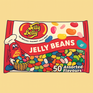 Jelly Belly Beans 50 SORTEN MISCHUNG - 1kg (1er Pack)